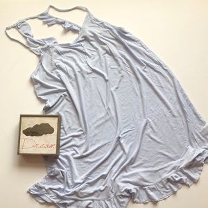 Aerie Light Blue Modal Mini Slip Dress